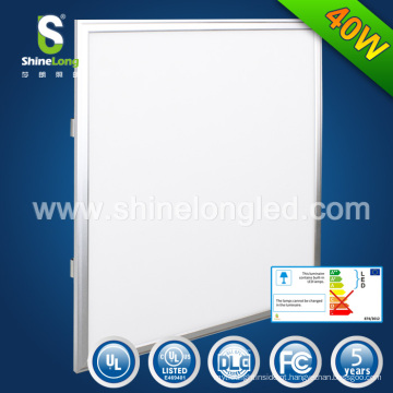 40w 600x600 que pendura a iluminação de painel lisa recessed do diodo emissor de luz do quadrado da luz de painéis do teto do diodo emissor de luz